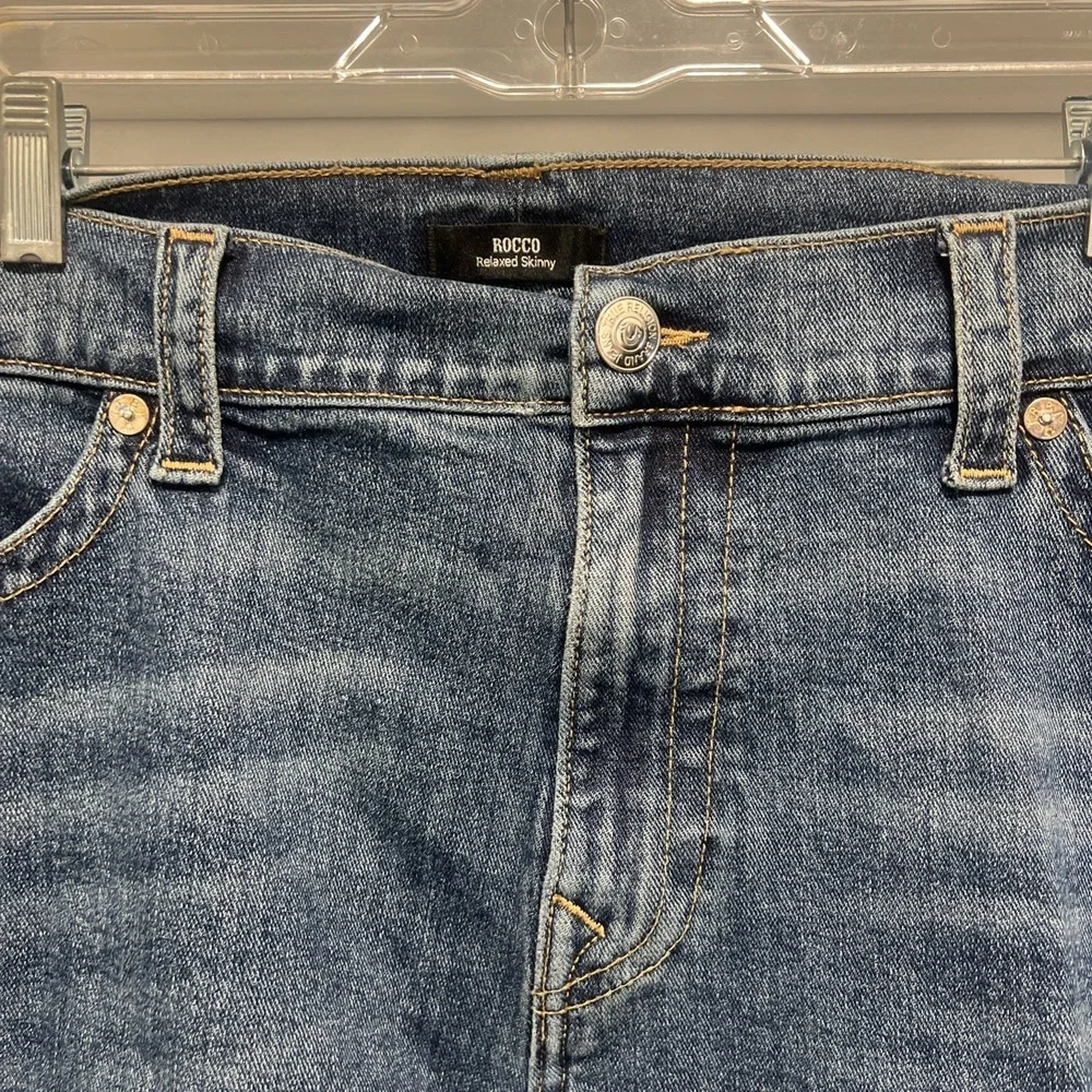 True Religion Denim Shorts Rocco Relaxed Skinny W42